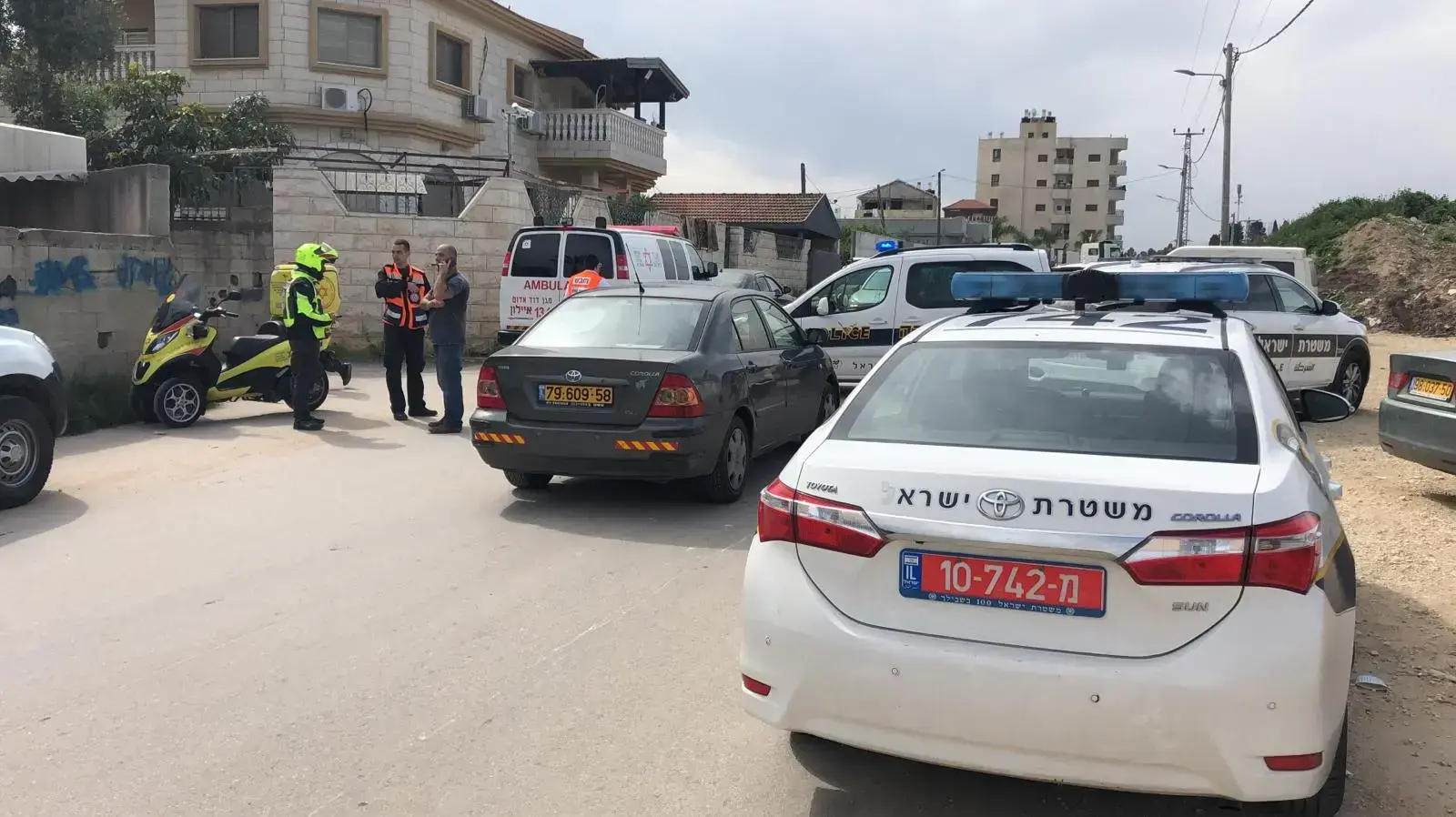 זירת רצח הצעירה בלוד, 13 במרץ 2019 זירת רצח הצעירה בלוד, 13 במרץ 2019