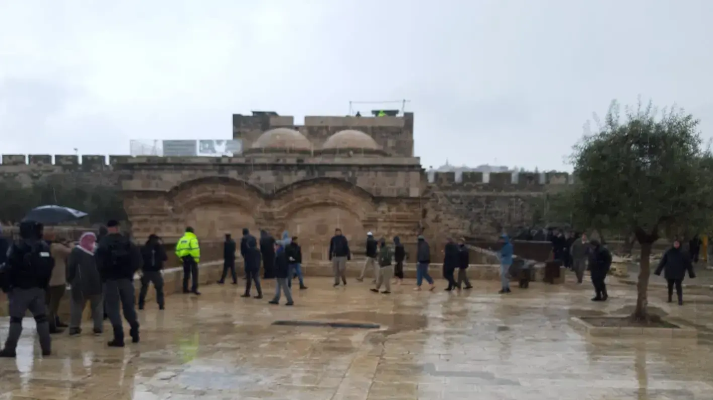 מתפללים בדרכם להר הבית 14 במרץ 2019 מתפללים בדרכם להר הבית 14 במרץ 2019