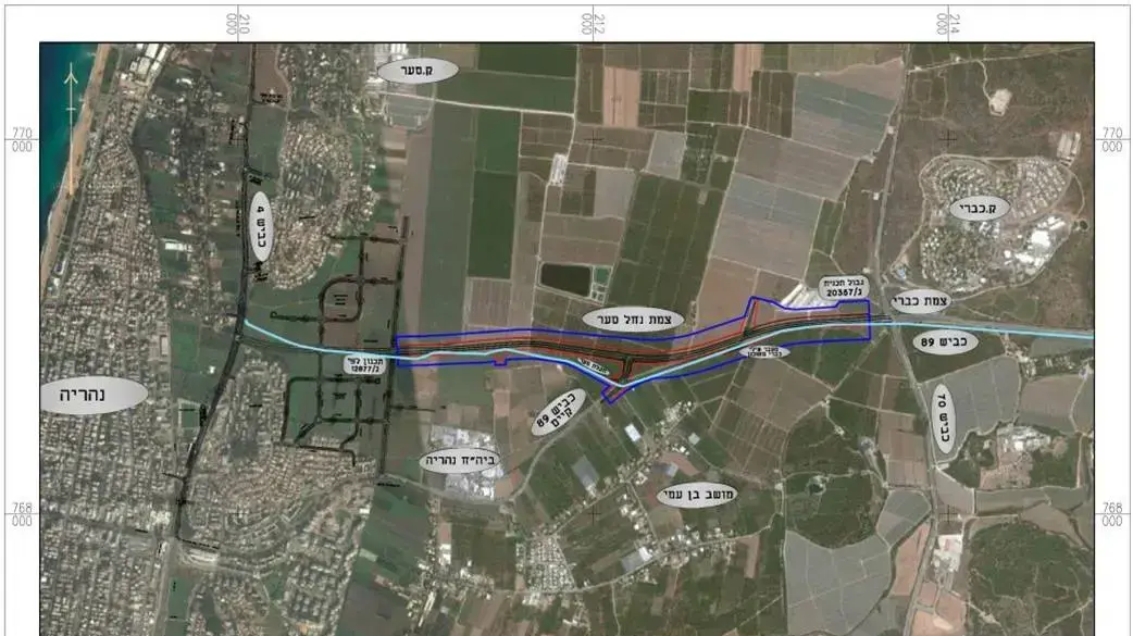 תוואי חדש לכביש 89 תוואי חדש לכביש 89