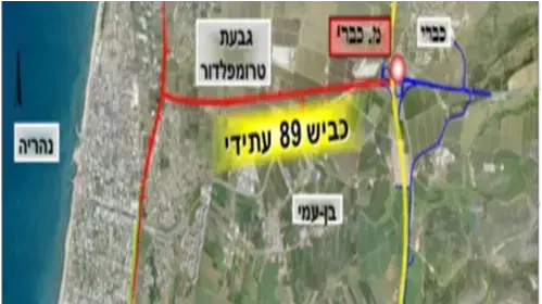 פרויקטים בצפון כביש 89 ו"עוקף נהריה" 