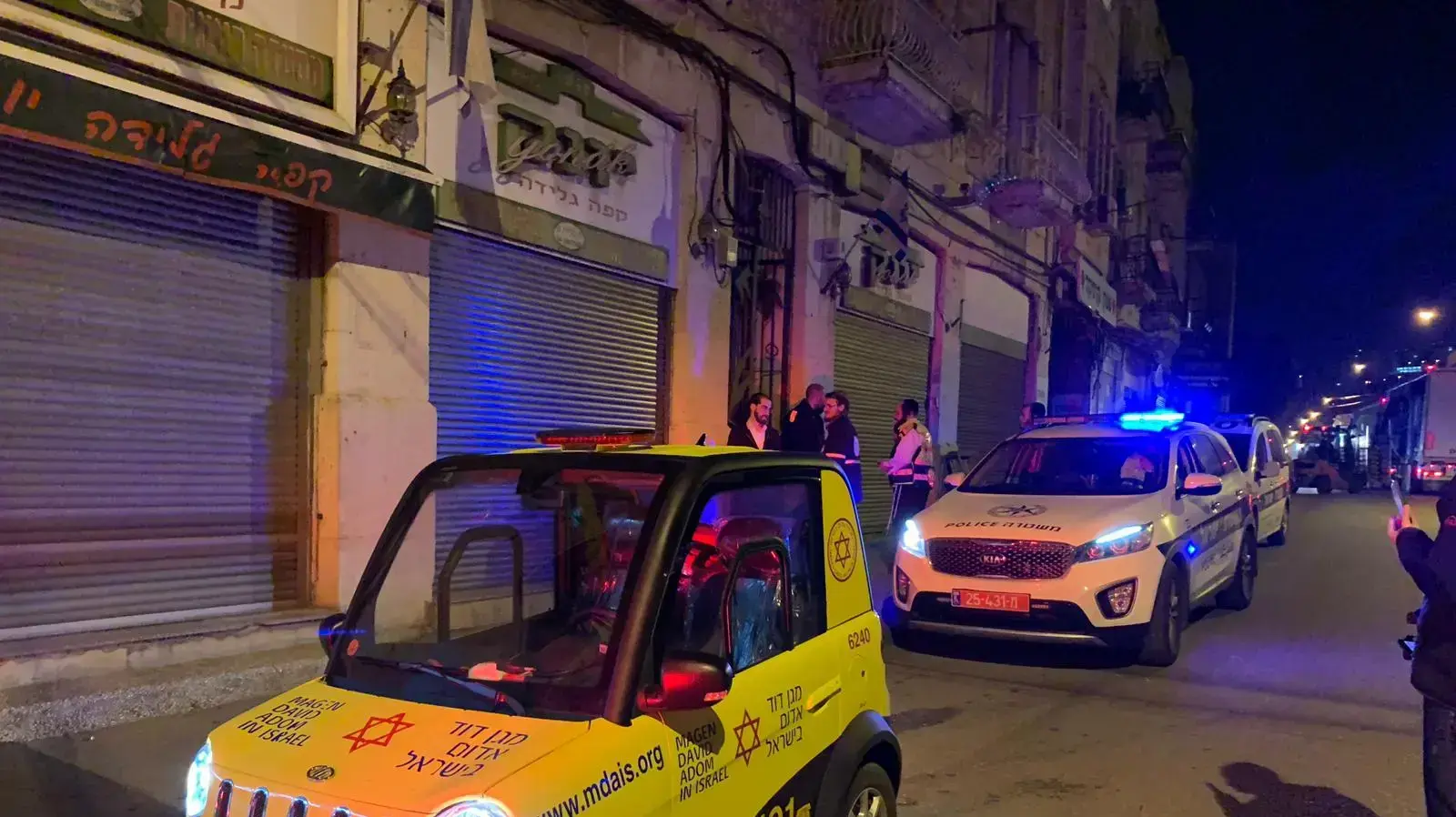 זירת האירוע בחיפה בה נמצאו שני גברים ללא רוח חיים - 19.3 זירת האירוע בחיפה בה נמצאו שני גברים ללא רוח חיים - 19.3