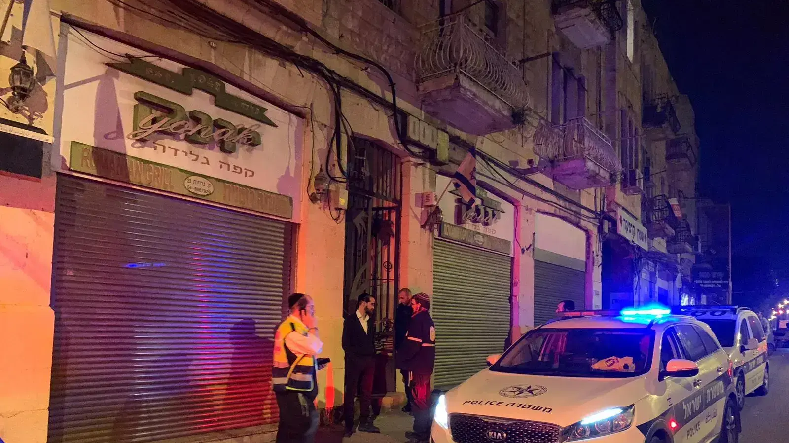 זירת האירוע בחיפה בה נמצאו שני גברים ללא רוח חיים - 19.3 זירת האירוע בחיפה בה נמצאו שני גברים ללא רוח חיים - 19.3
