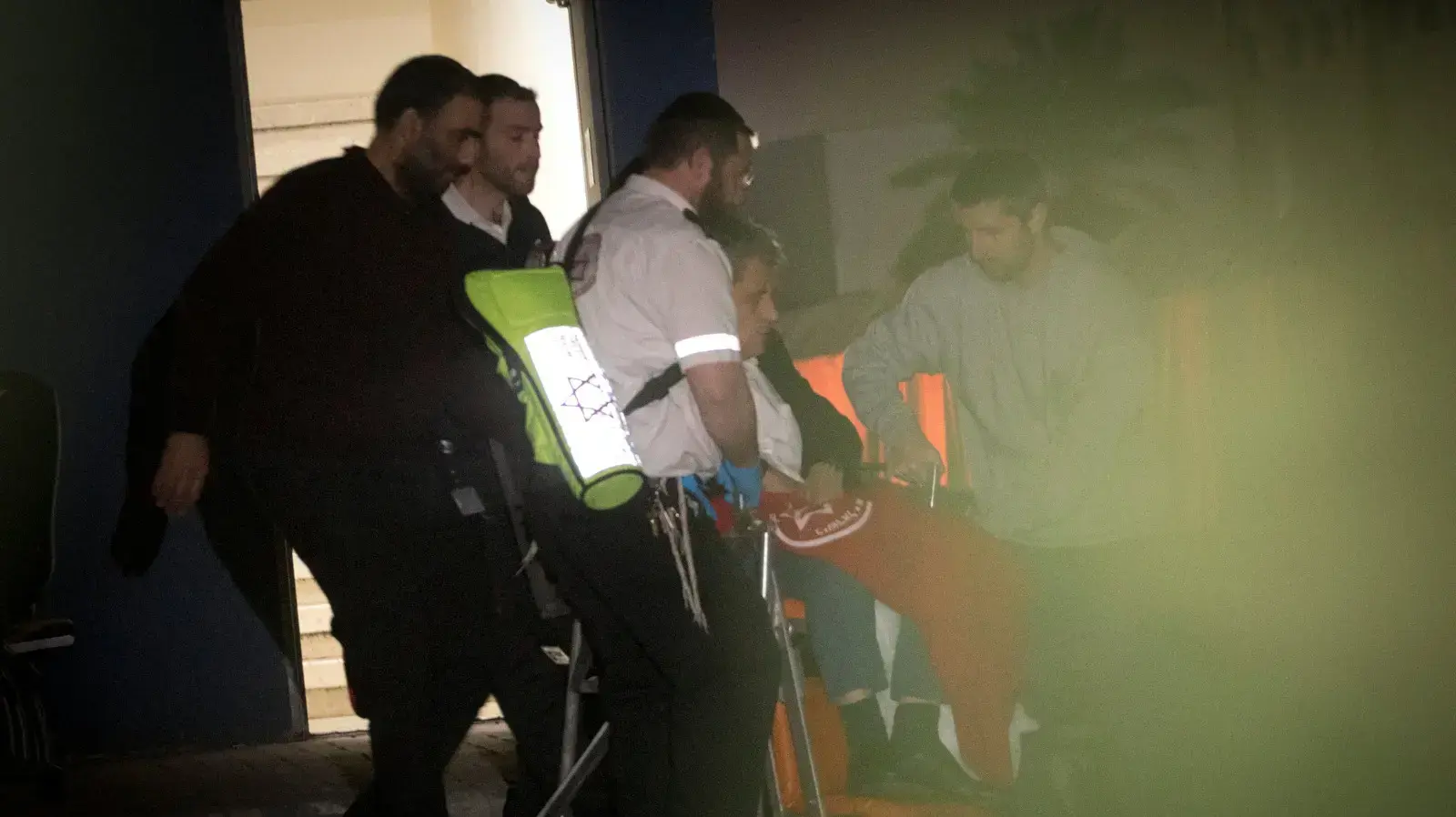 מיקי גנור מובהל לבית החולים, 19 במרץ 2019 מיקי גנור מובהל לבית החולים, 19 במרץ 2019