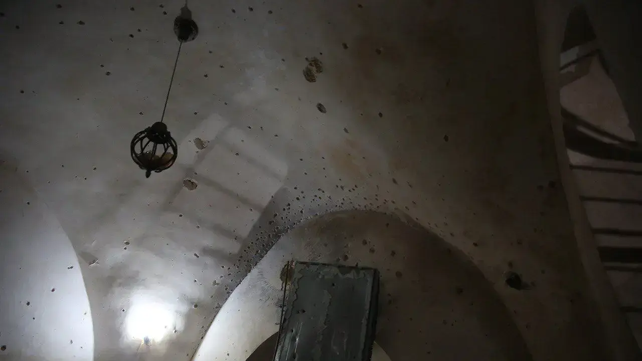 הבית בו התבצר ונתפס המחבל מאריאל, 20 במרץ 2019 הבית בו התבצר ונתפס המחבל מאריאל, 20 במרץ 2019