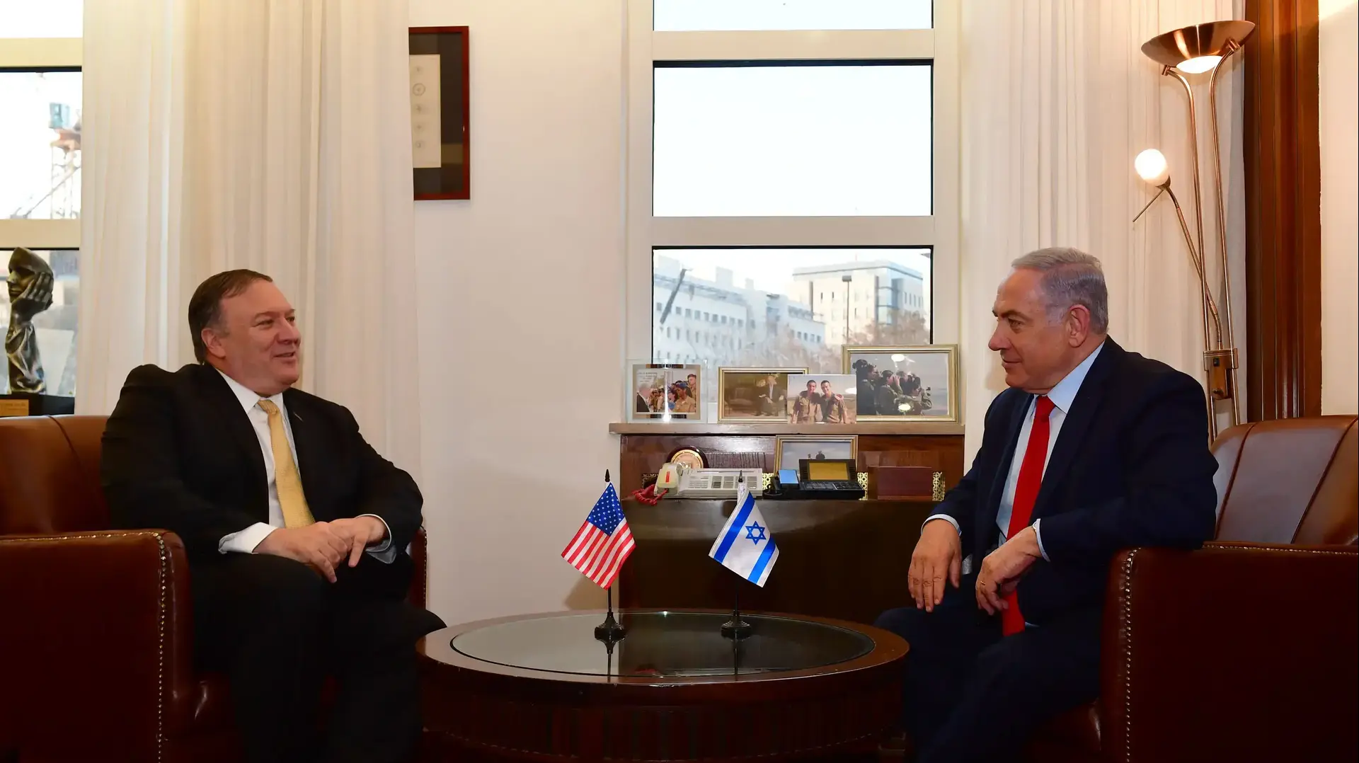 פגישת ראש הממשלה בנימין נתניהו עם מזכיר המדינה האמריקאי מייק פומפאו בירושלים