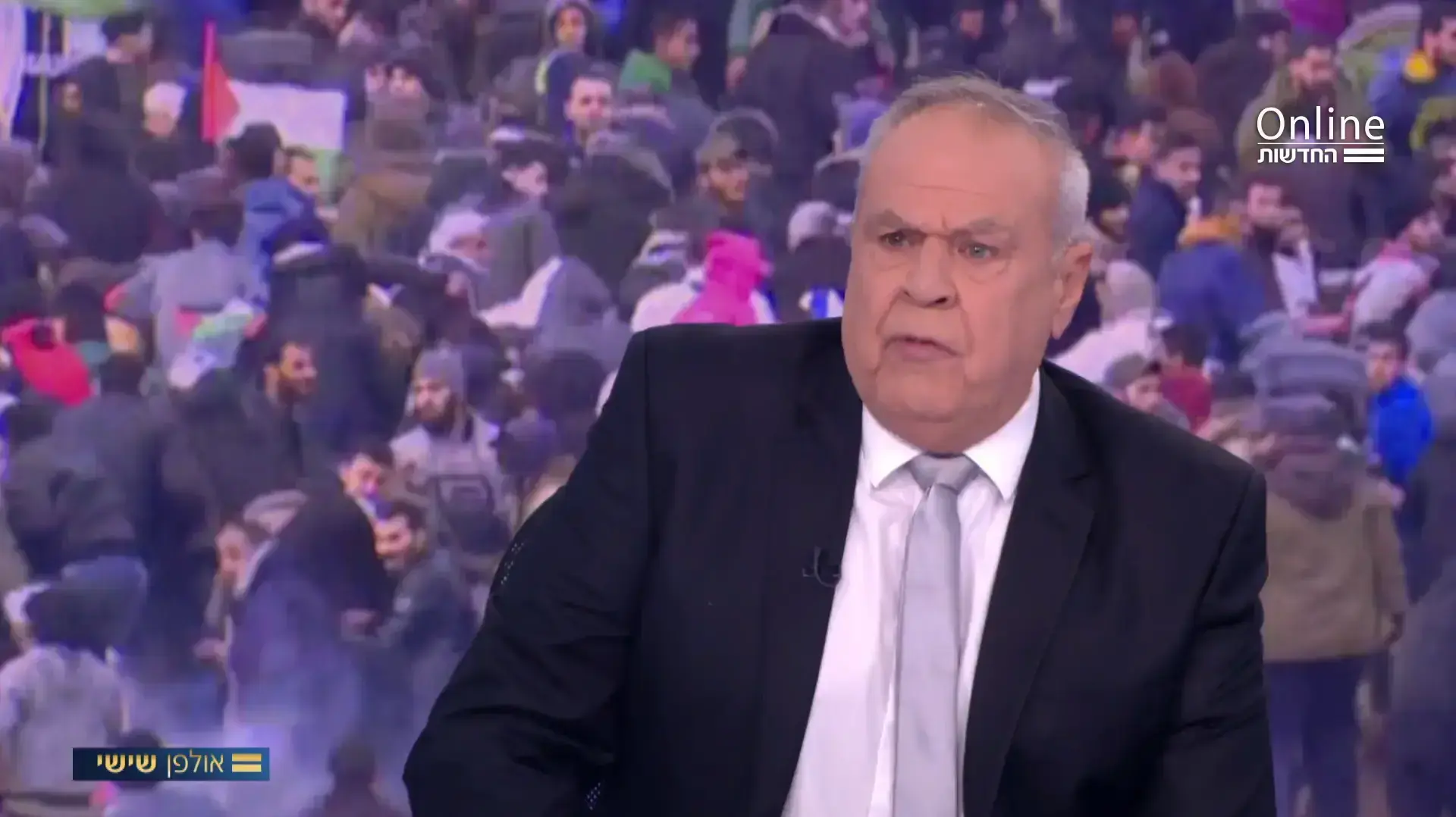 רוני דניאל ב"אולפן שישי" בחדשות 12