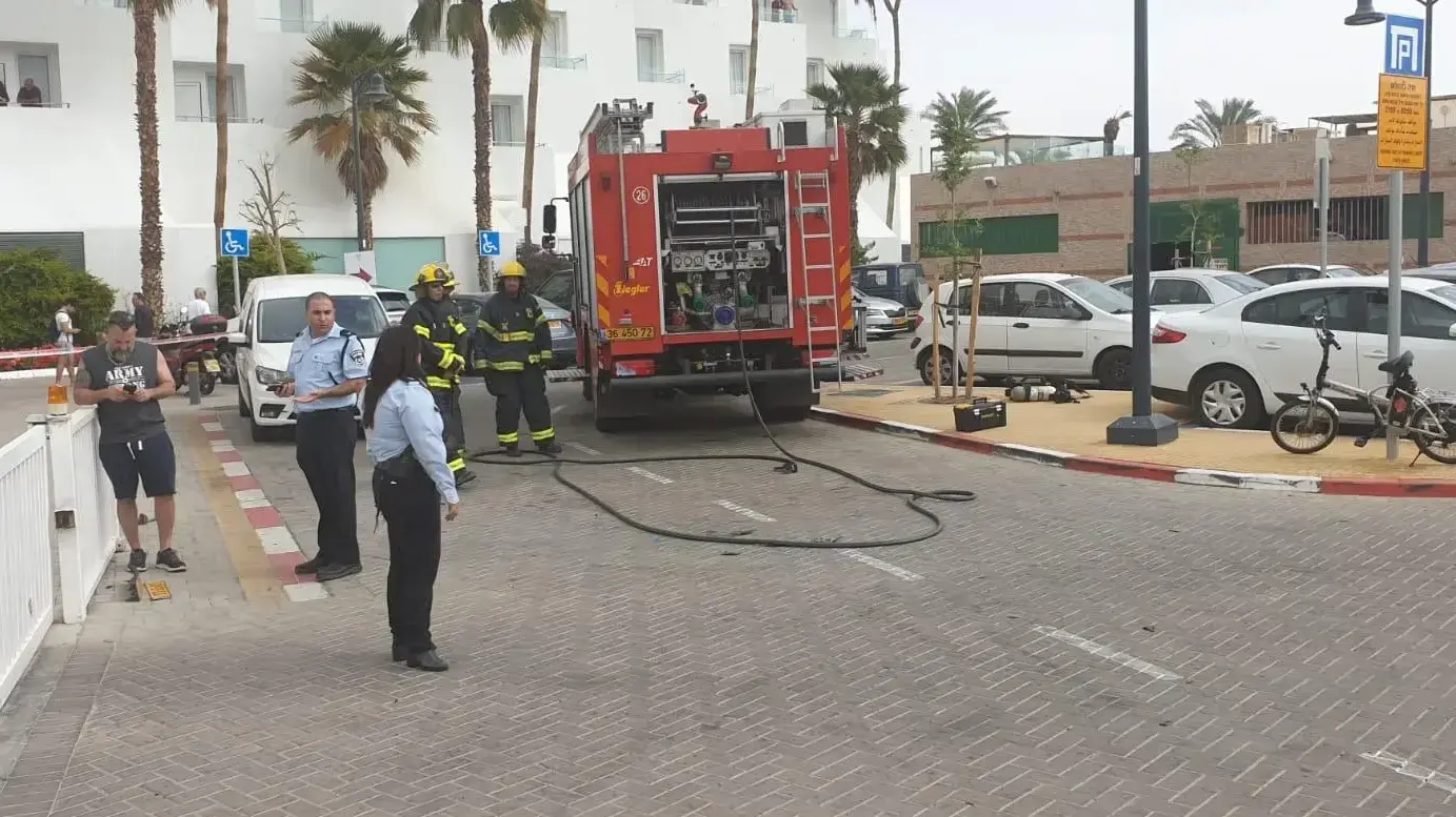 פיצוץ רכב בחניון פנינת אילת באילת, 23 במרץ 2019 פיצוץ רכב בחניון פנינת אילת באילת, 23 במרץ 2019