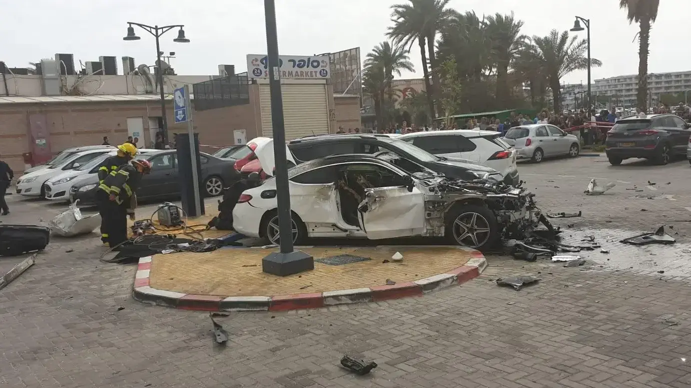 פיצוץ רכב בחניון פנינת אילת באילת, 23 במרץ 2019 פיצוץ רכב בחניון פנינת אילת באילת, 23 במרץ 2019