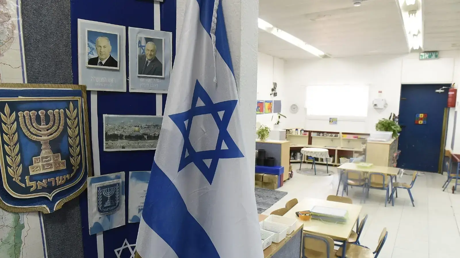 גן ילדים מושבת בשדרות בעקבות המצב הביטחוני בדרום 26 במרץ 2019  