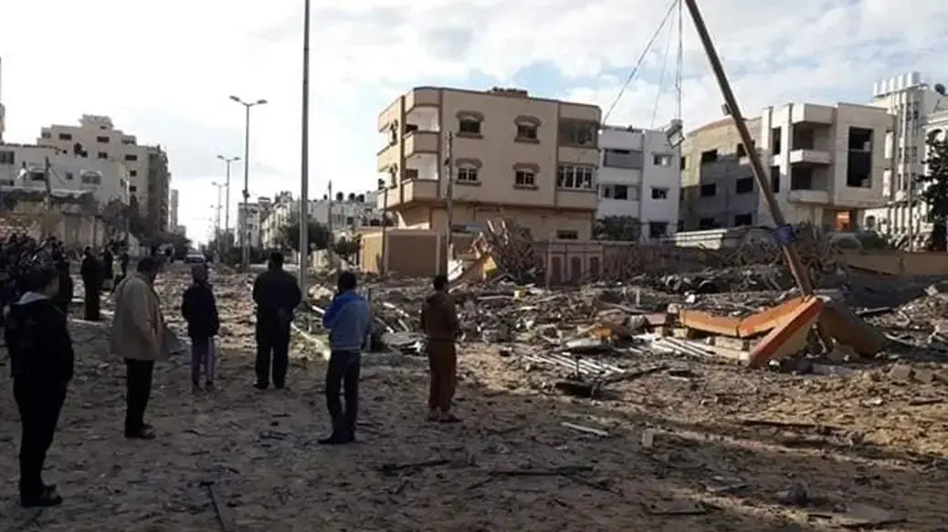 משרדו של ראש הלשכה המדינית של חמאס, איסמעיל הנייה שהופץ על - ידי חיל האוויר 26 במרץ 2019 משרדו של ראש הלשכה המדינית של חמאס, איסמעיל הנייה שהופץ על - ידי חיל האוויר 26 במרץ 2019