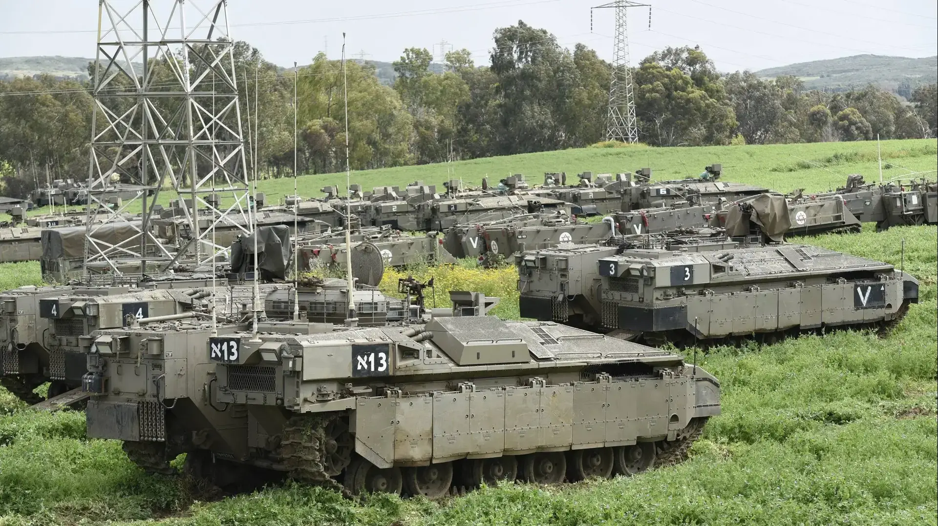 פריסת טנקים בגבול עזה 26 במרץ 2019 פריסת טנקים בגבול עזה 26 במרץ 2019