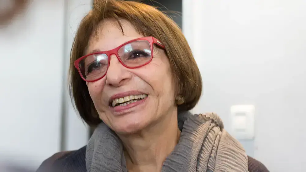 רבקה מיכאלי באירוע מחאה של אמנים למען חופש הביטוי, האנגר 11, 5 בפברואר 2016 רבקה מיכאלי באירוע מחאה של אמנים למען חופש הביטוי, האנגר 11, 5 בפברואר 2016