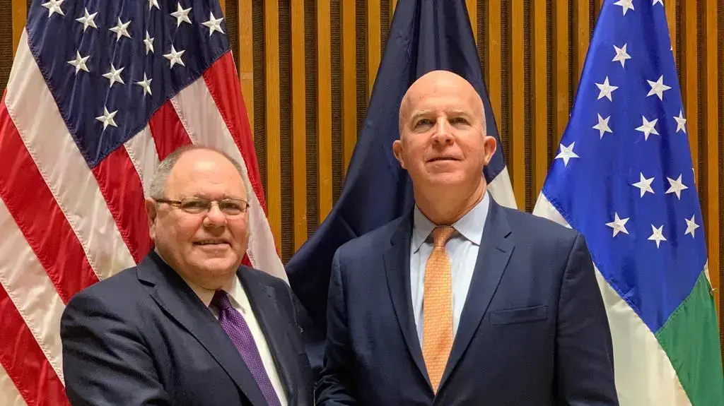 דני דיין בכנס השנתי של ה-NYPD: אסור לתת למציאות הזו להימשך
דני דיין בכנס השנתי של ה-NYPD: אסור לתת למציאות הזו להימשך