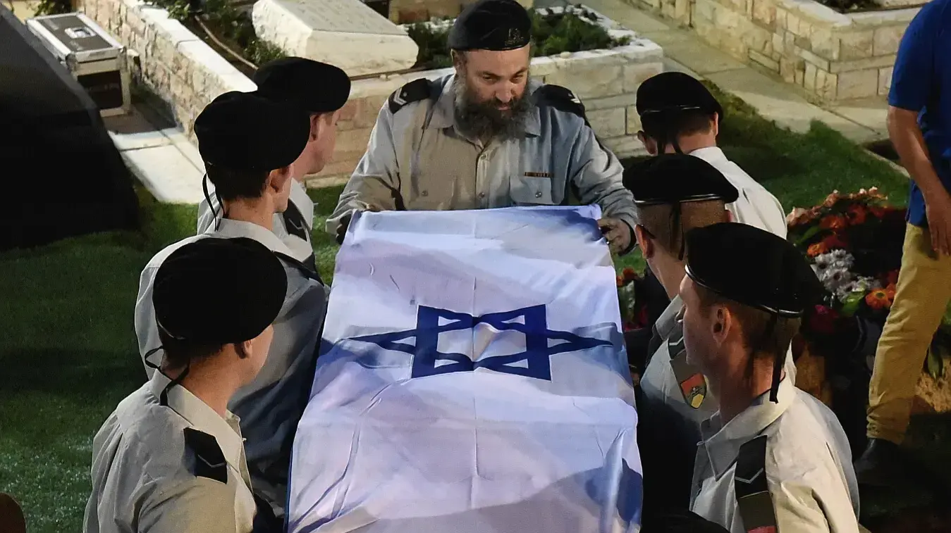 הלוויתו של זכריה באומל, הר הרצל, ירושלים 4 באפריל 2019 הלוויתו של זכריה באומל, הר הרצל, ירושלים 4 באפריל 2019