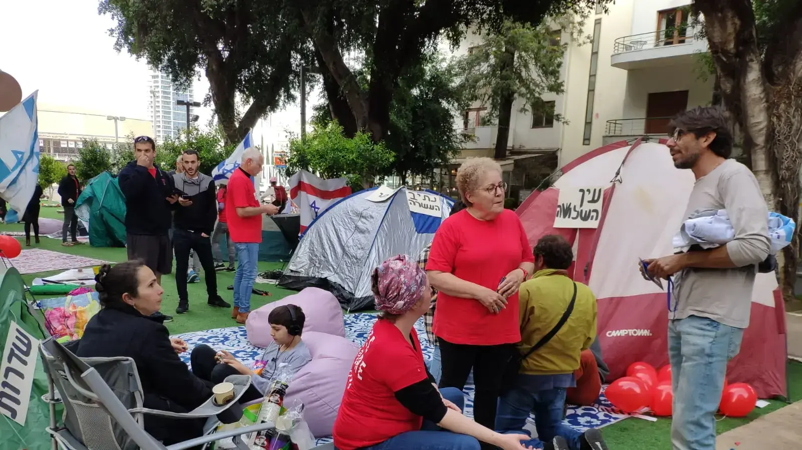 מחאת תושבי הדרום בשדרות רוטשילד, ת"א 4 באפריל 2019 