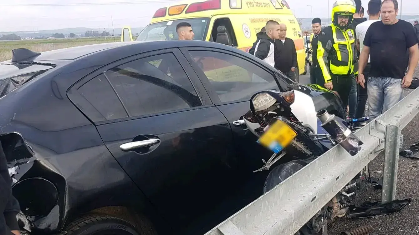 רוכב אופנוע נהרג ליד קריית אתא 5 באפריל 2019 רוכב אופנוע נהרג ליד קריית אתא 5 באפריל 2019