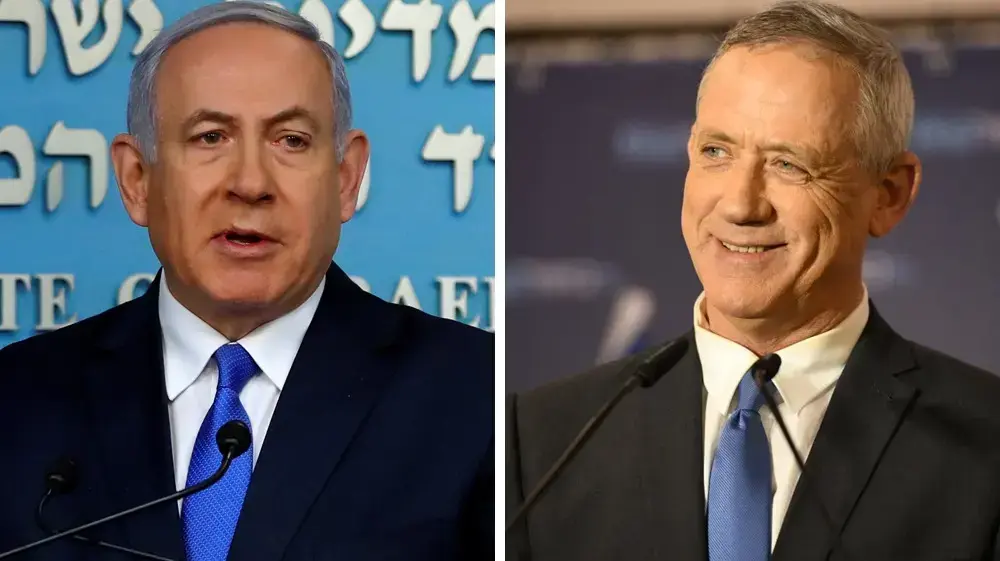 גנץ ונתניהו
