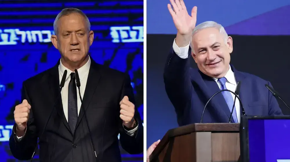 נתניהו גנץ נתניהו גנץ
