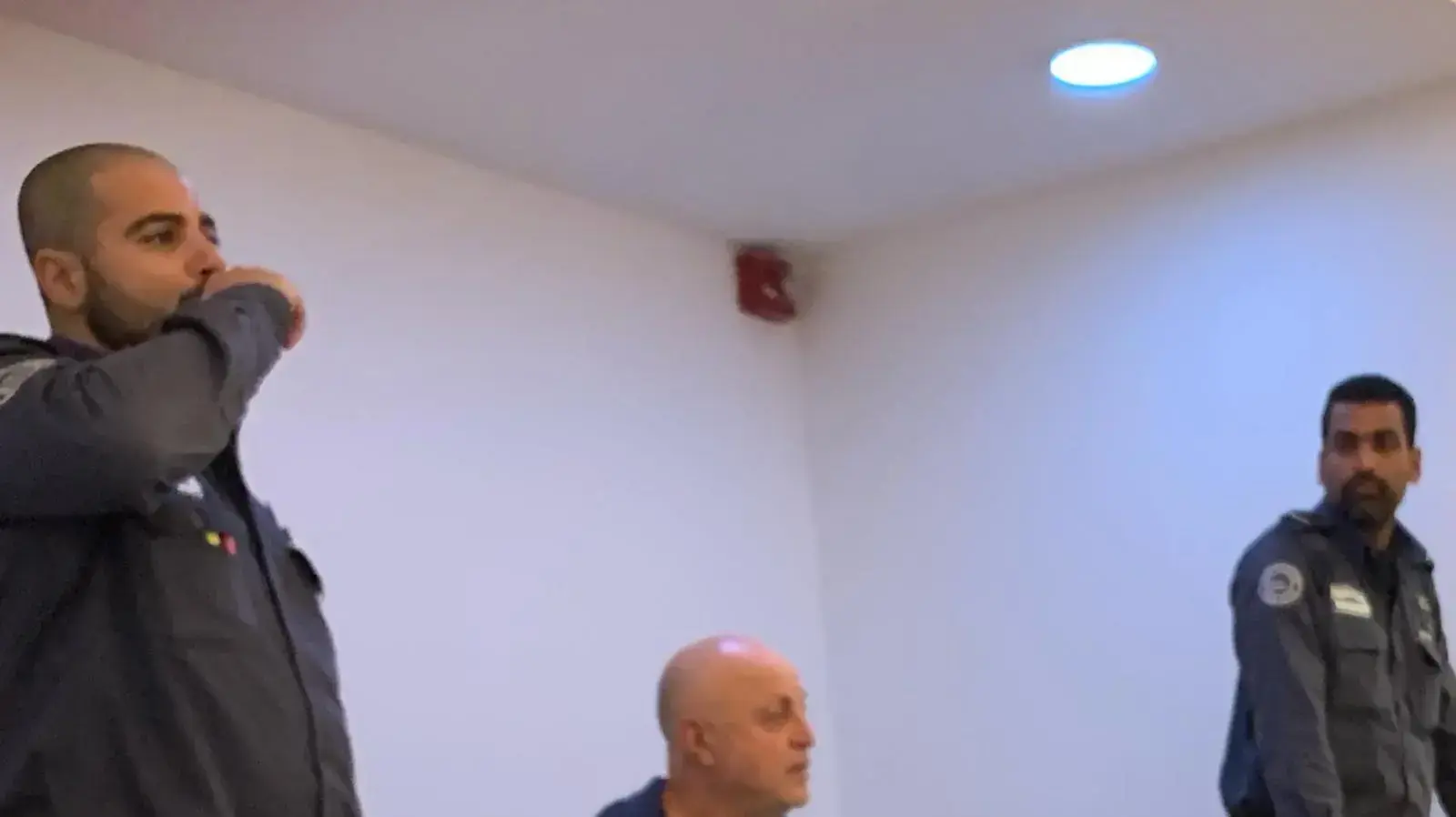 החשדוד בעביריות המין, קרול אייזק אסחאק במהלך דיון בעינינו בבית המשפט, השלום בחיפה 11 באפריל 2019 