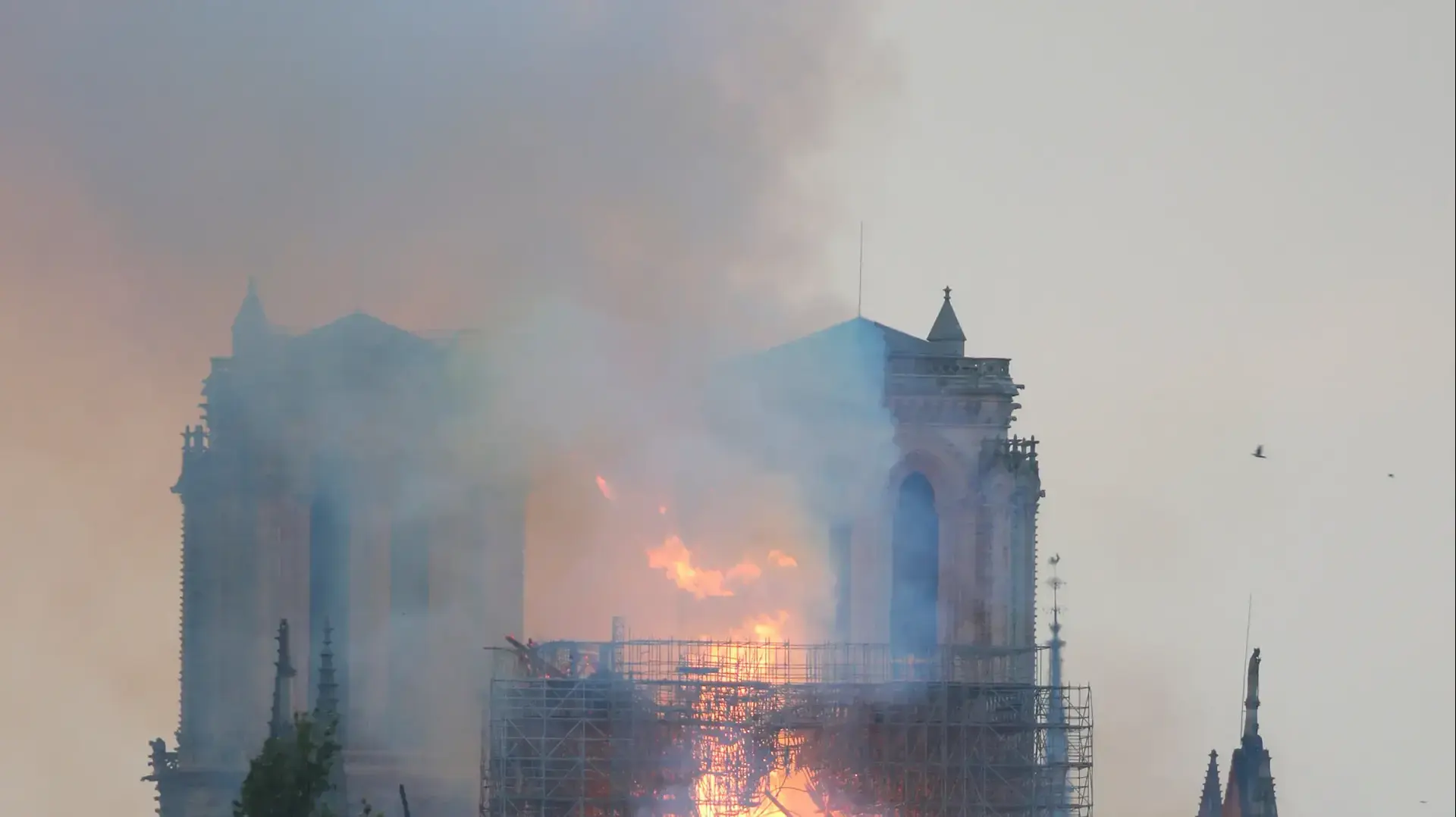 שריפה בקתדרלת נוטרדאם, פריז 15 באפריל 2019 שריפה בקתדרלת נוטרדאם, פריז 15 באפריל 2019