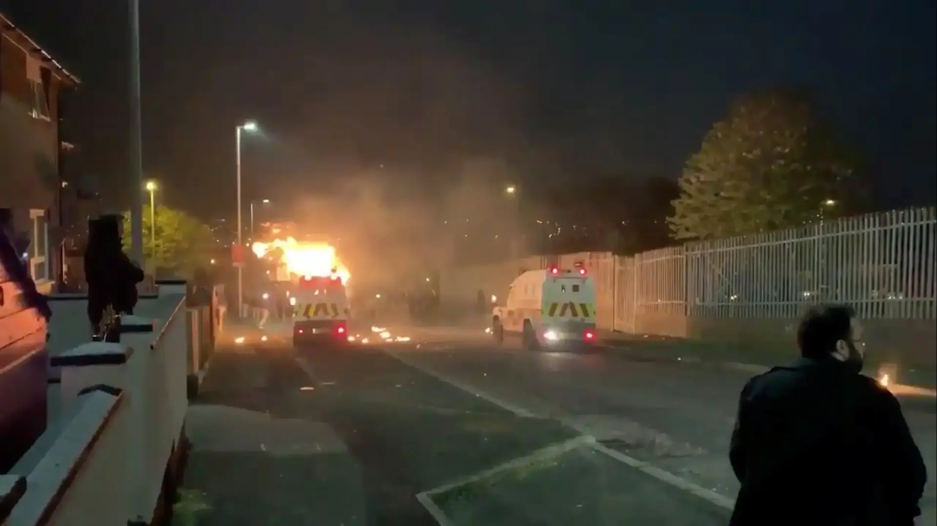 עימותים בעיר דרי, צפון אירלנד, 18 באפריל 2019 עימותים בעיר דרי, צפון אירלנד, 18 באפריל 2019