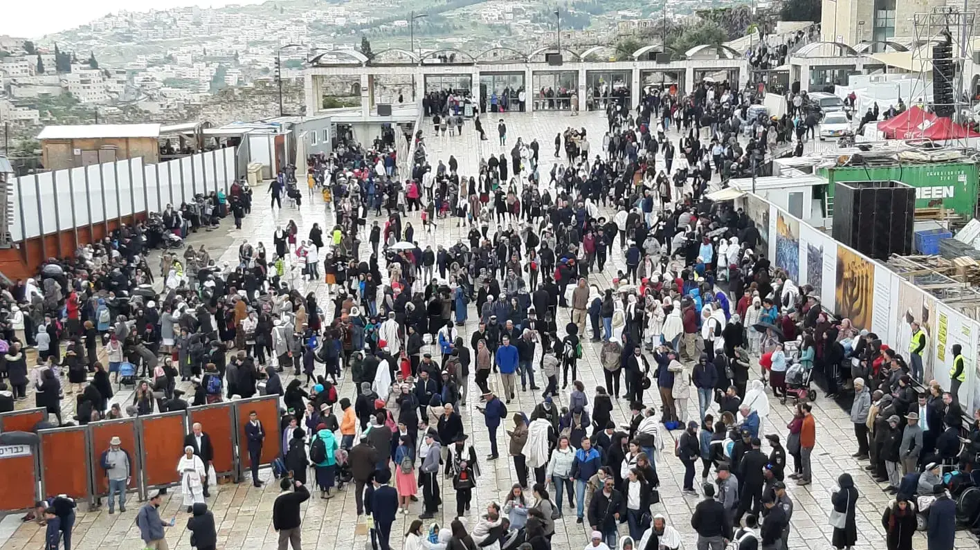 ברכת כוהנים בכותל , 22 באפריל 2019 ברכת כוהנים בכותל , 22 באפריל 2019