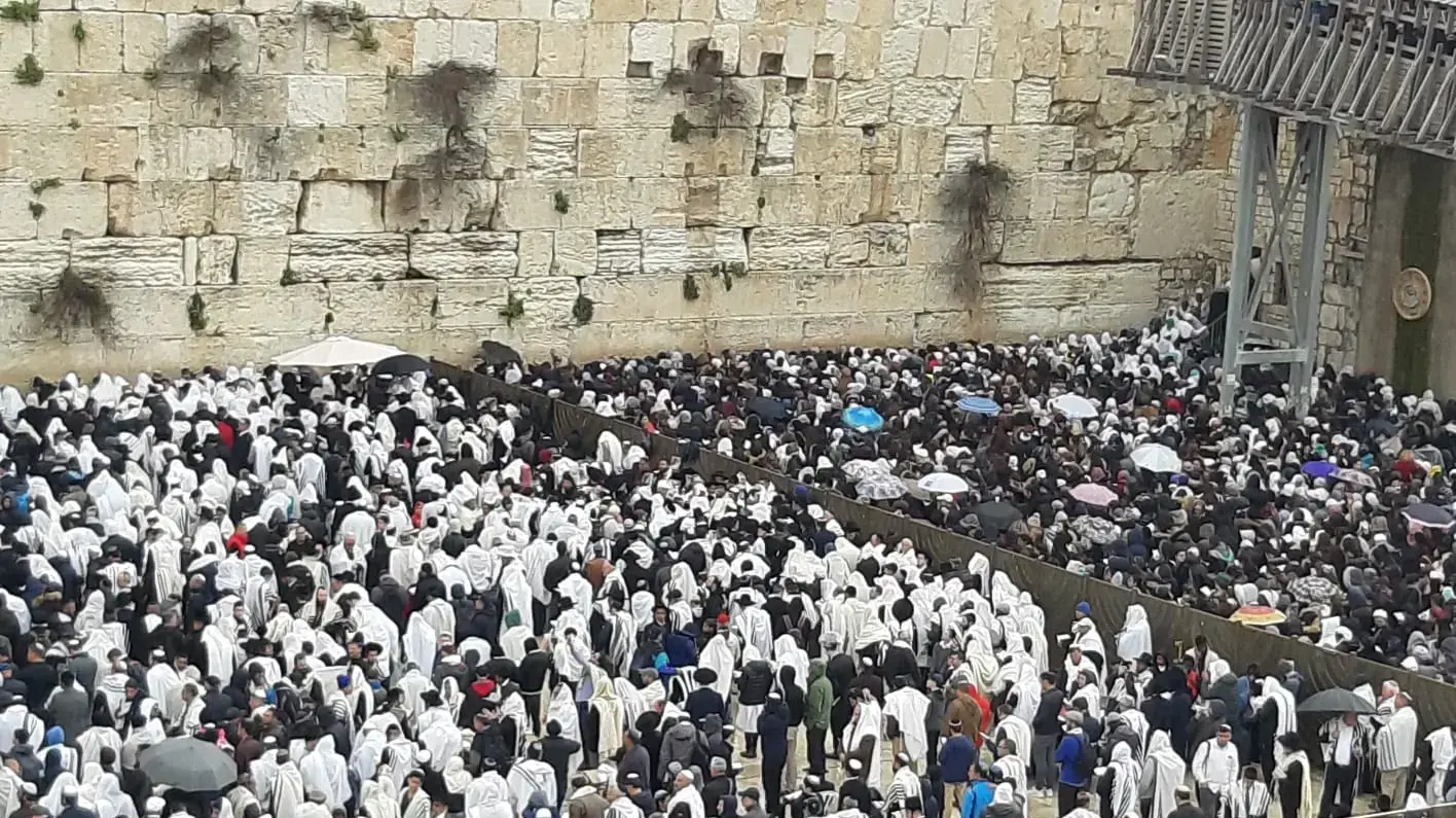 ברכת כוהנים בכותל , 22 באפריל 2019 ברכת כוהנים בכותל , 22 באפריל 2019