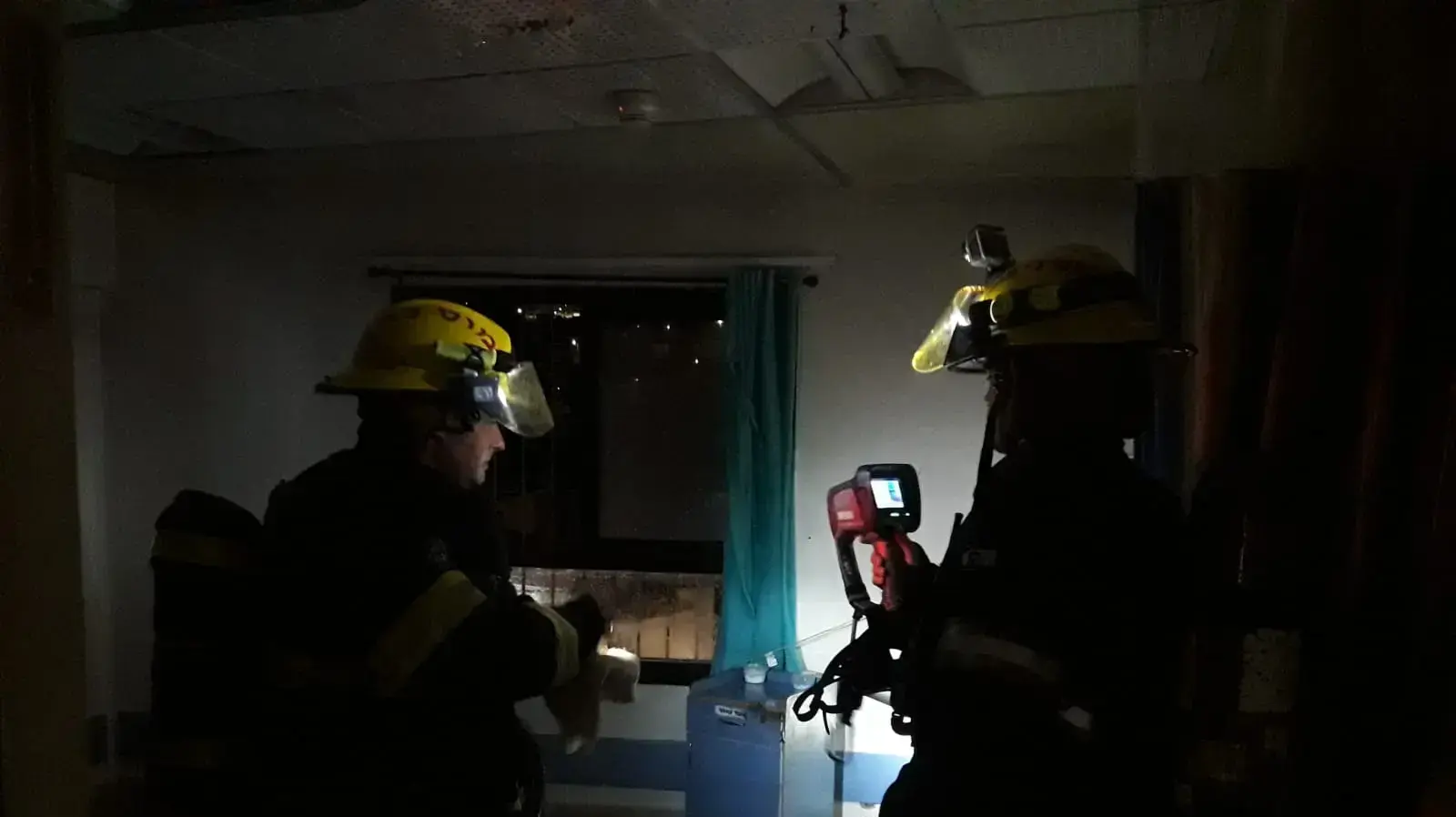 שריפה בבית חולים סיעודי בכפר ריינה, 22 באפריל 2019 שריפה בבית חולים סיעודי בכפר ריינה, 22 באפריל 2019