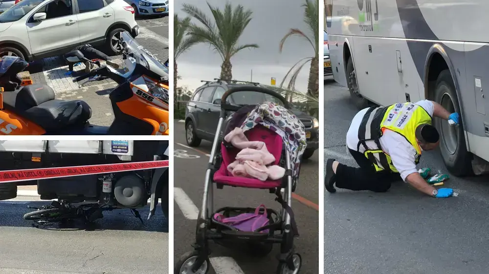 תאונות דרכים בהן נהרגו ילדים