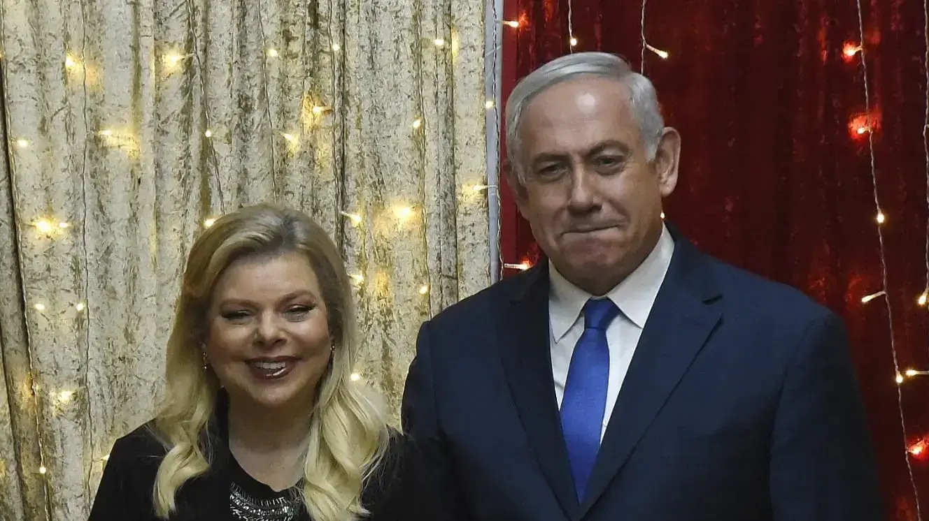 בנימין ושרה נתניהו במימונה 27 באפריל 2019