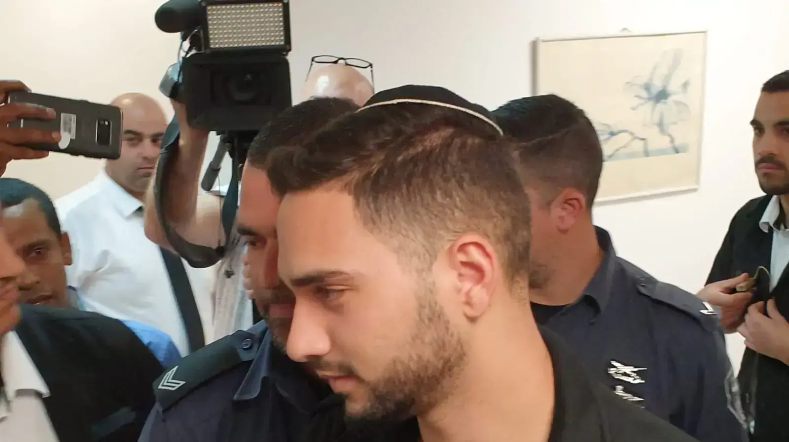 נתנאל סנדרוסי בדיון על הארכת מעצרו 29 באפריל 2019
