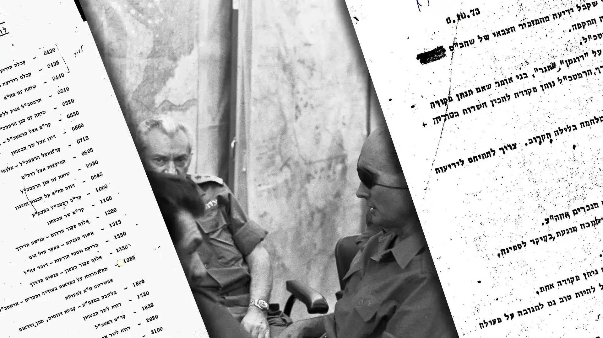 חיצונית יומני הרמטכ"ל יום כיפור