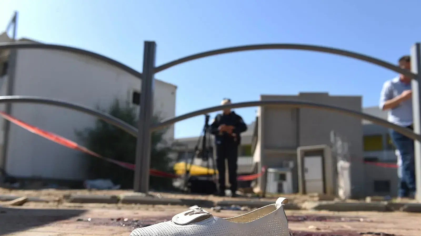 זירת פגיעת הרקטה בקריית גת 4 במאי 2019 זירת פגיעת הרקטה בקריית גת 4 במאי 2019