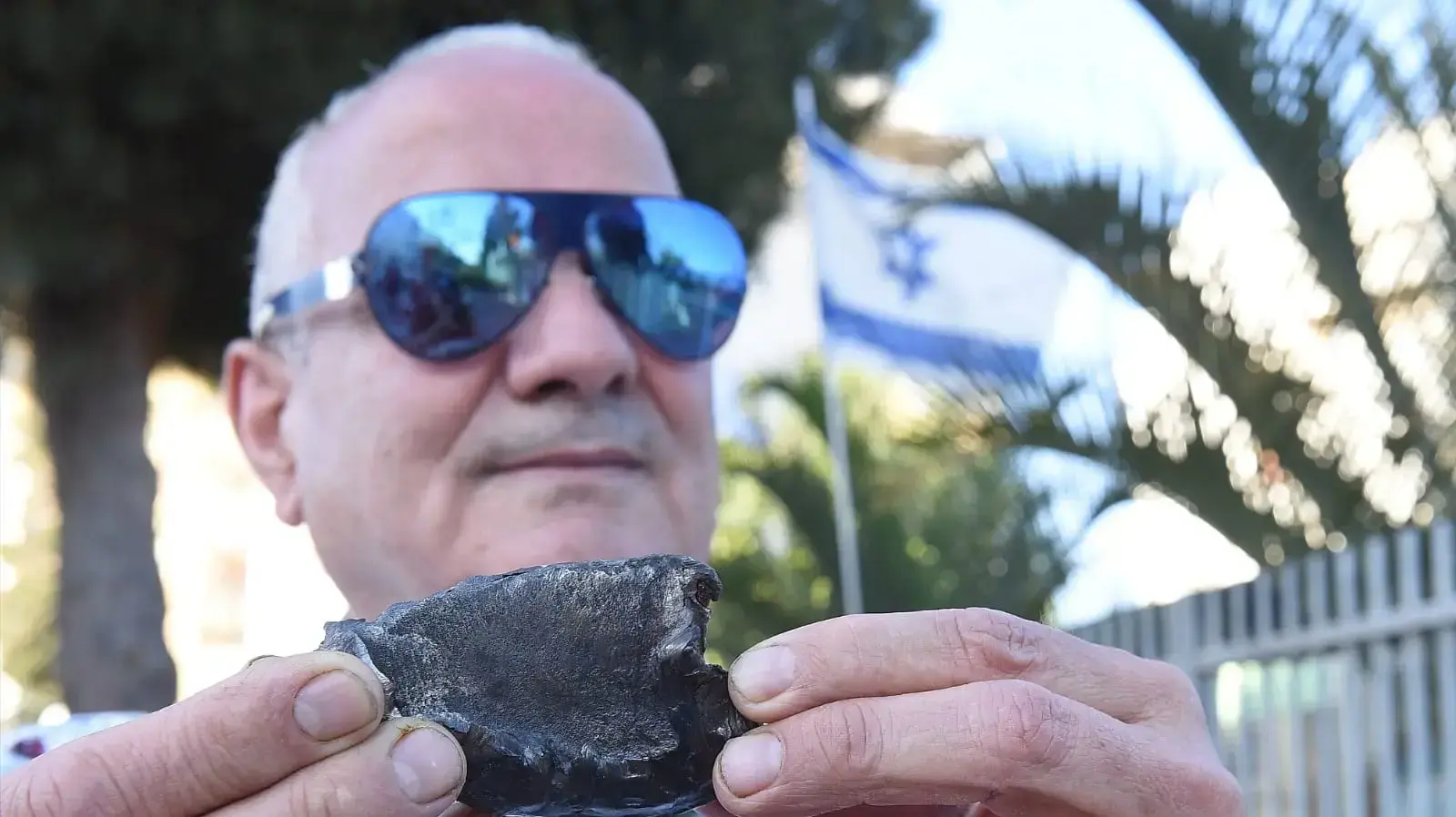 זירת פגיעת הרקטה באשקלון 4 במאי 2019 זירת פגיעת הרקטה באשקלון 4 במאי 2019
