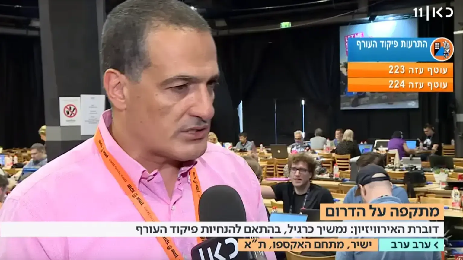 כתבים מדווחים מגני התערוכה בזמן ההסלמה בדרום כתבים מדווחים מגני התערוכה בזמן ההסלמה בדרום