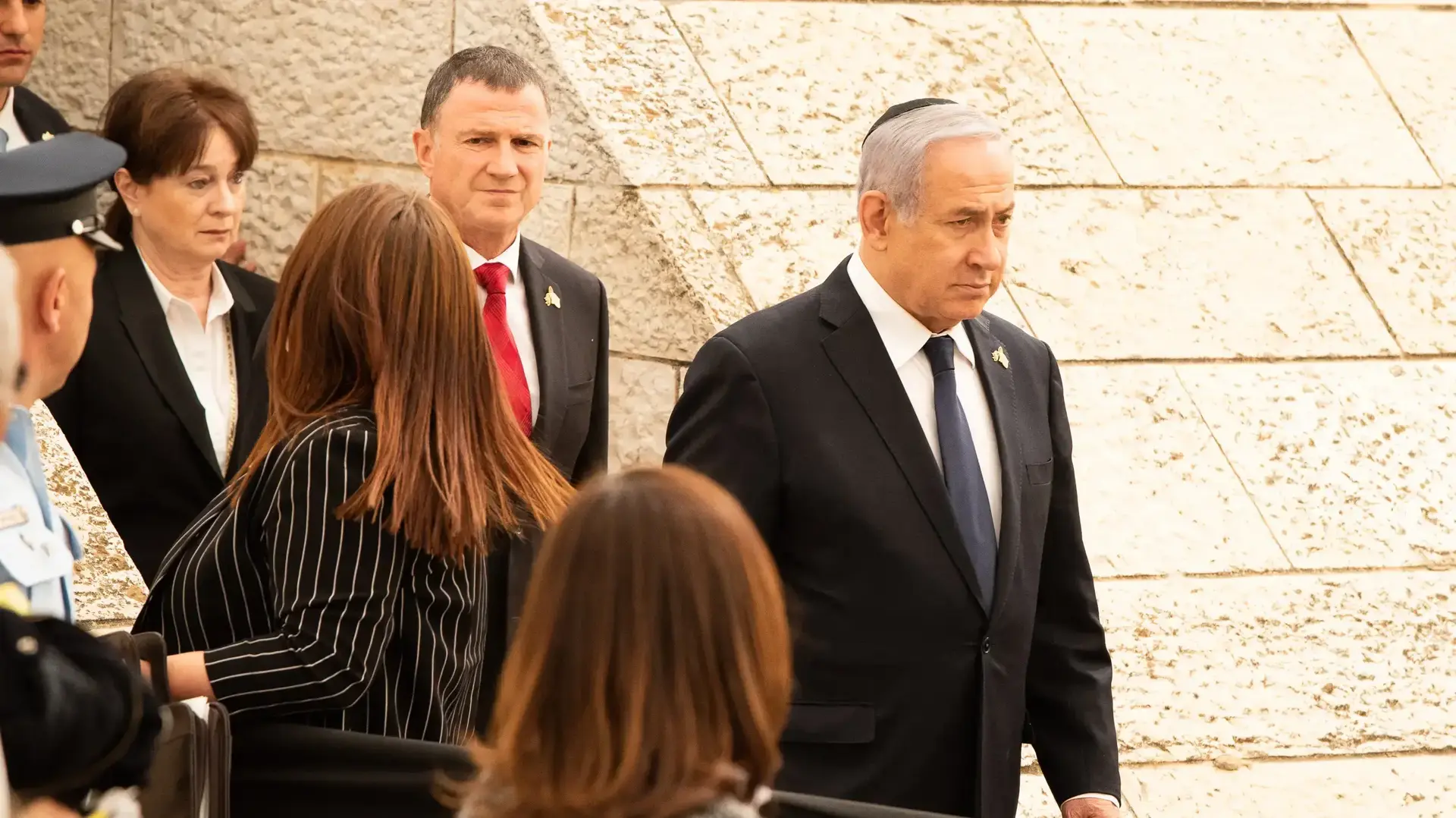 ראש הממשלה נתניהו בטקס אזכרה לחללי מערכות ישראל של ארגון "יד לבנים", בית יד לבנים, ירושלים, 7 במאי 2019 ראש הממשלה נתניהו בטקס אזכרה לחללי מערכות ישראל של ארגון "יד לבנים", בית יד לבנים, ירושלים, 7 במאי 2019