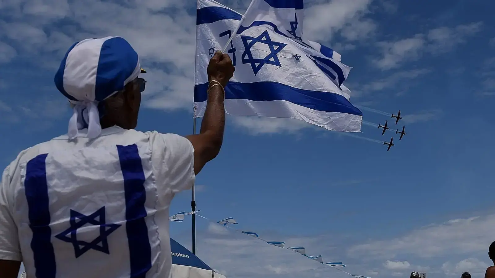 מטס חיל האוויר בשמי תל אביב 9 במאי 2019 