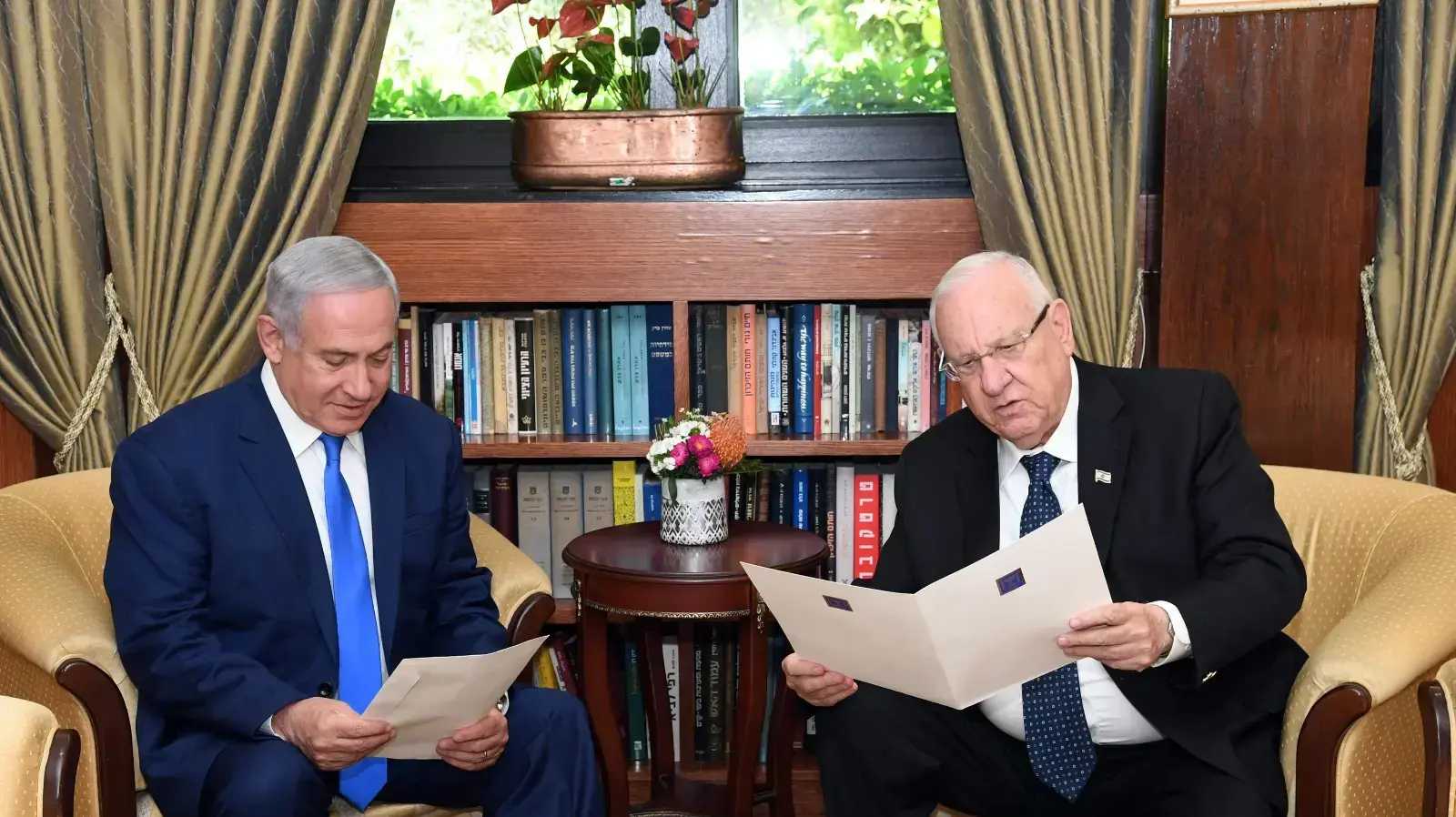 פגישתם של הנשיא רובי ריבלין וראש הממשלה בנימין נתניהו, 13.5.2019 פגישתם של הנשיא רובי ריבלין וראש הממשלה בנימין נתניהו, 13.5.2019