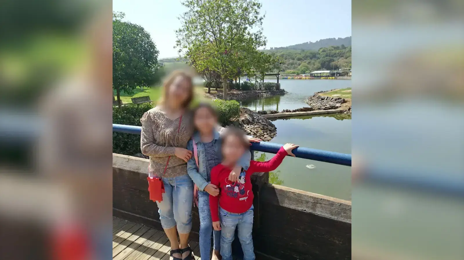 בת זוגתו של ההרוג אולג מושיאלוב וילדיהם בת זוגתו של ההרוג אולג מושיאלוב וילדיהם