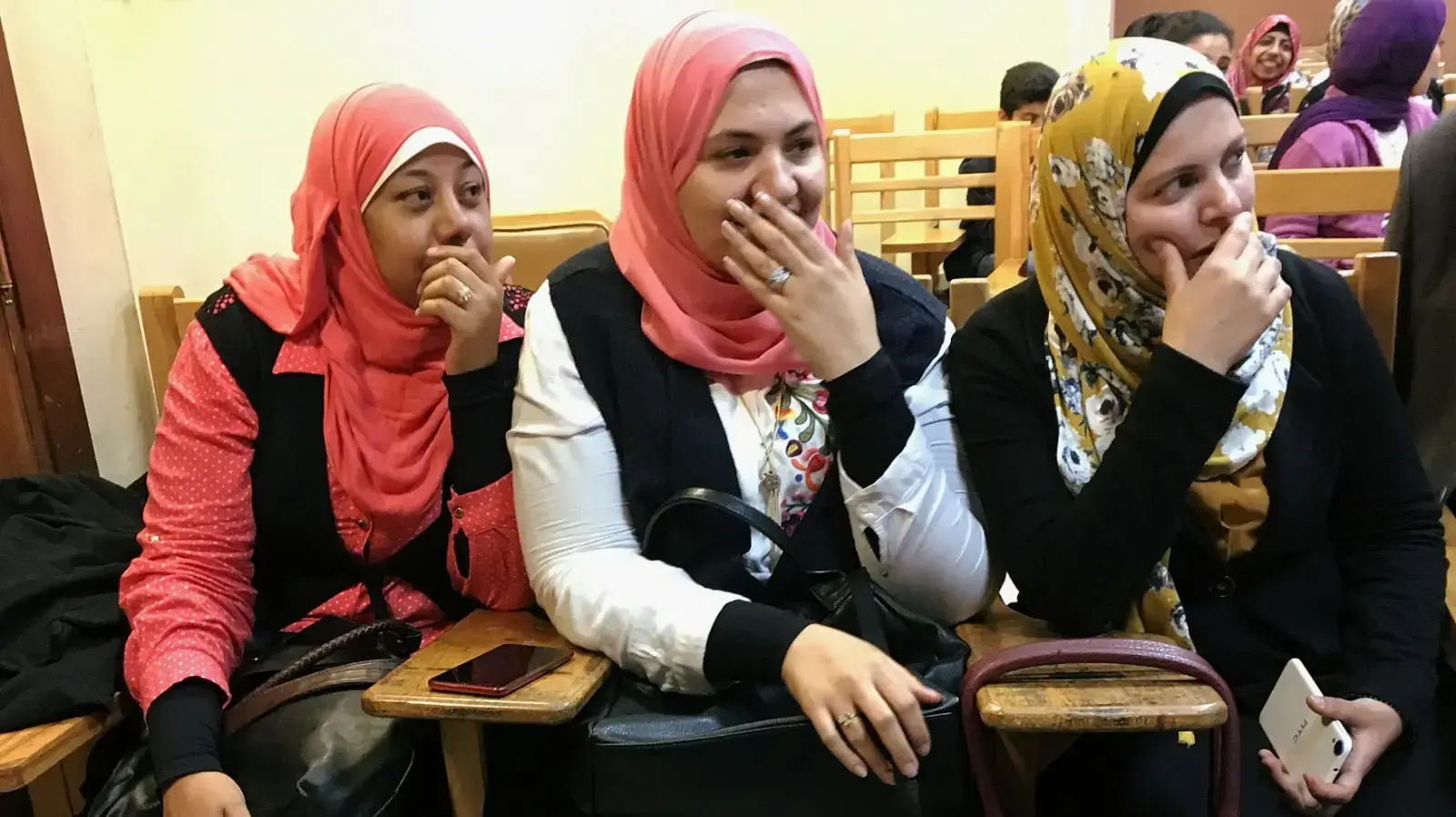 שיעור באוניברסיטת קהיר, מצרים, על גירושים, אפריל 2019