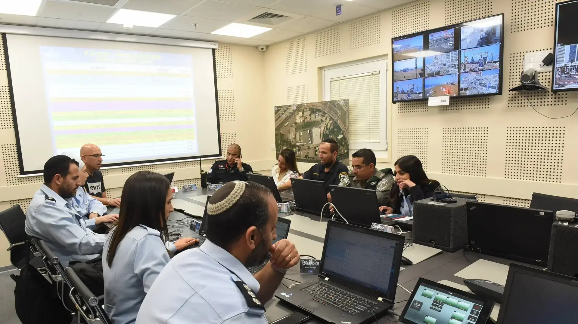 הכנות משטרת ישראל לאירוויזיון, 16 במאי בתל אביב הכנות משטרת ישראל לאירוויזיון, 16 במאי בתל אביב