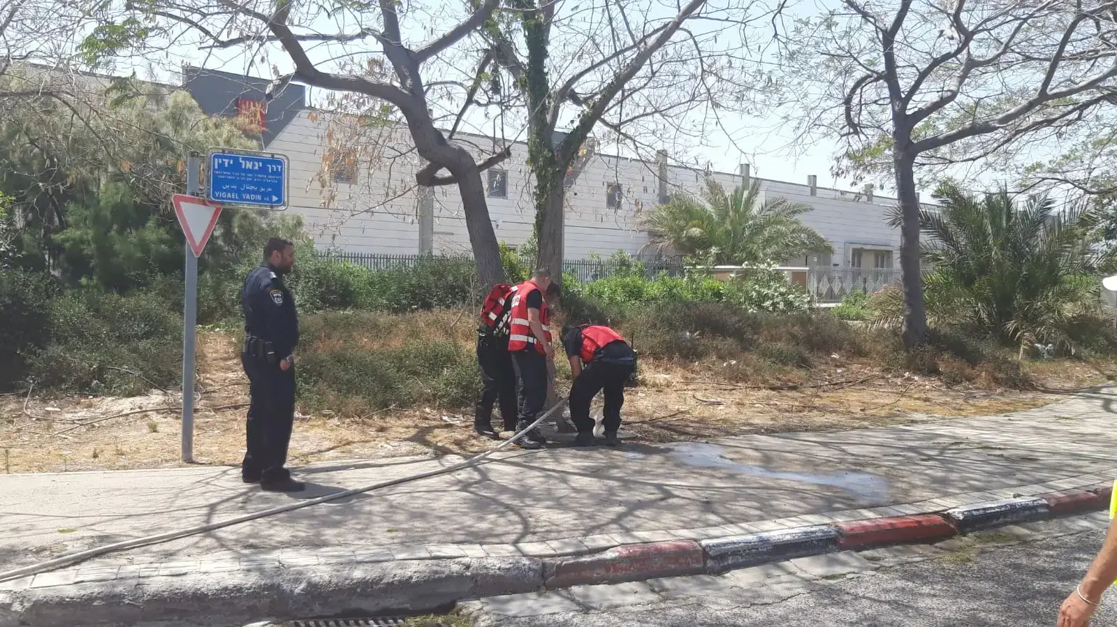 אזור דליפת הגז בחיפה 18 במאי 2019 אזור דליפת הגז בחיפה 18 במאי 2019