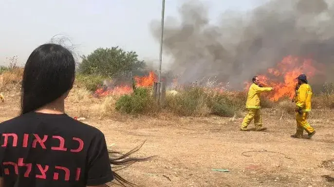 שריפה באלעד , מאי 2019 שריפה באלעד , מאי 2019