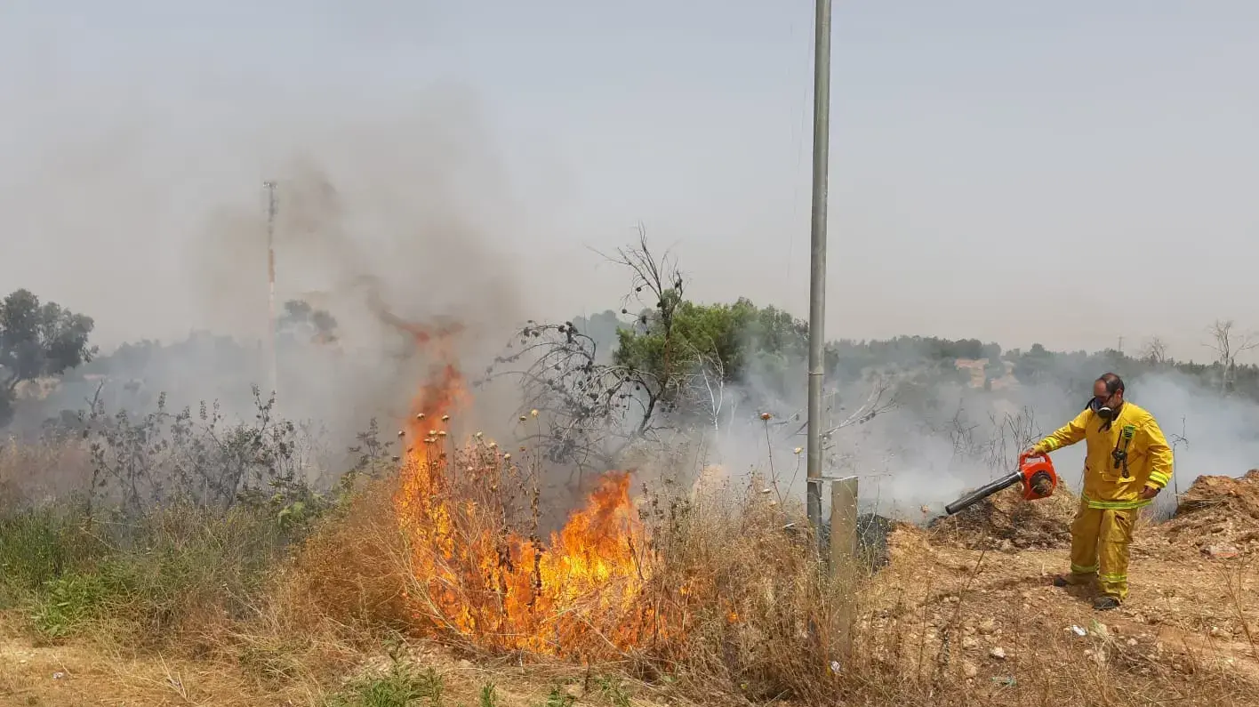 שריפה באלעד , מאי 2019