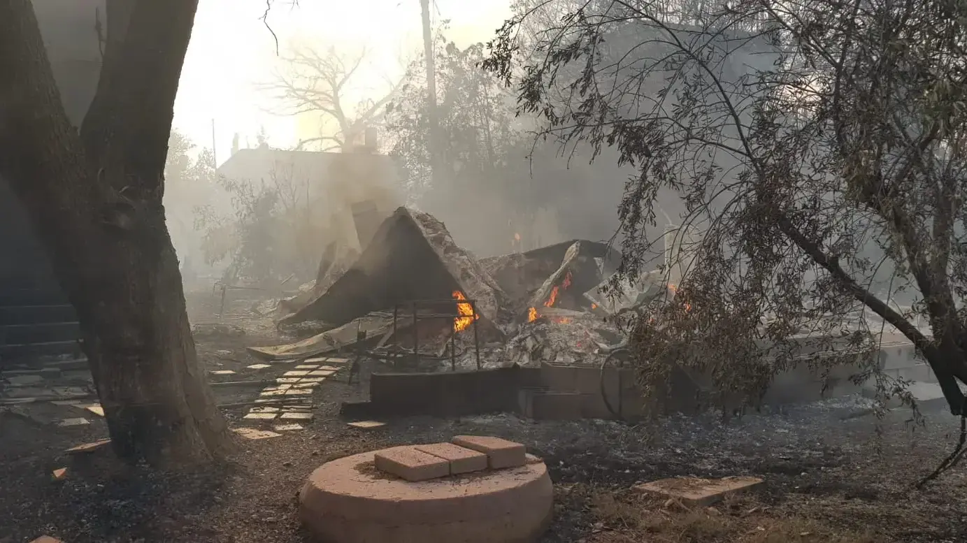 נזקי שריפה במבוא מודיעים 23 במאי 2019 נזקי שריפה במבוא מודיעים 23 במאי 2019