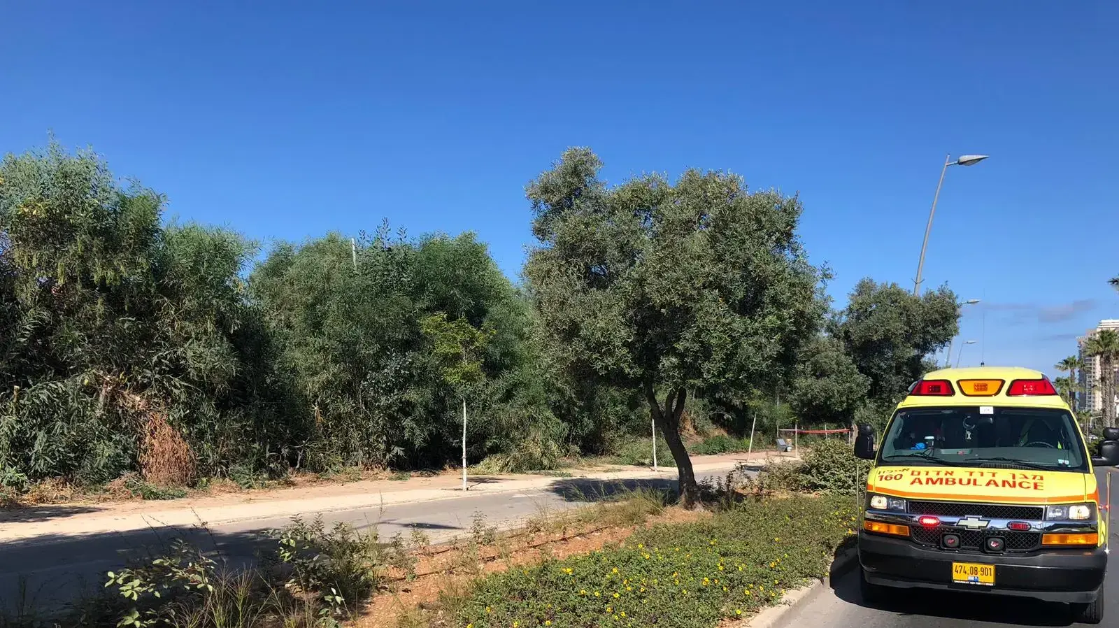 זירת מציאת גופת האישה, ראשון לציון, 26 במאי 2019 זירת מציאת גופת האישה, ראשון לציון, 26 במאי 2019