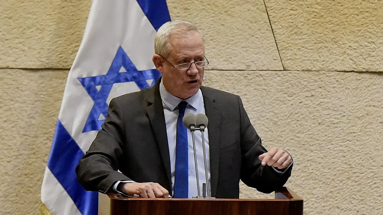 בני גנץ במהלך נאומו במליאת הכנסת, ירושלים 27 במאי 2019 בני גנץ במהלך נאומו במליאת הכנסת, ירושלים 27 במאי 2019