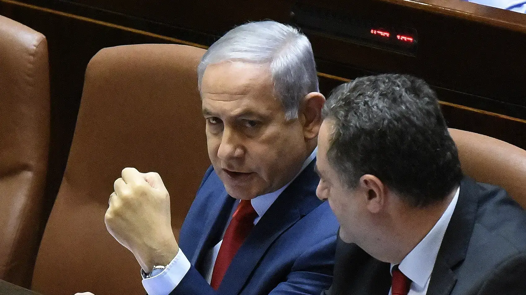 ראש הממשלה, בנימין נתניהו במהלך מליאת הכנסת 30 במאי 2019 ראש הממשלה, בנימין נתניהו במהלך מליאת הכנסת 30 במאי 2019