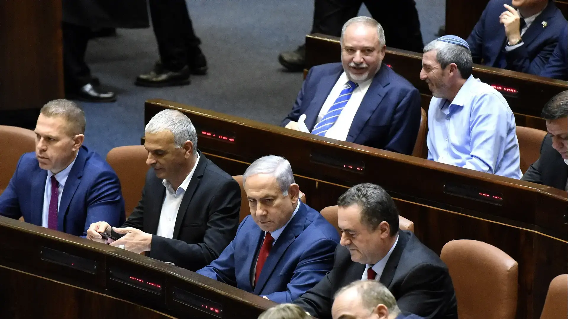 ראש הממשלה, בנימין נתניהו במהלך מליאת הכנסת 30 במאי 2019 ראש הממשלה, בנימין נתניהו במהלך מליאת הכנסת 30 במאי 2019