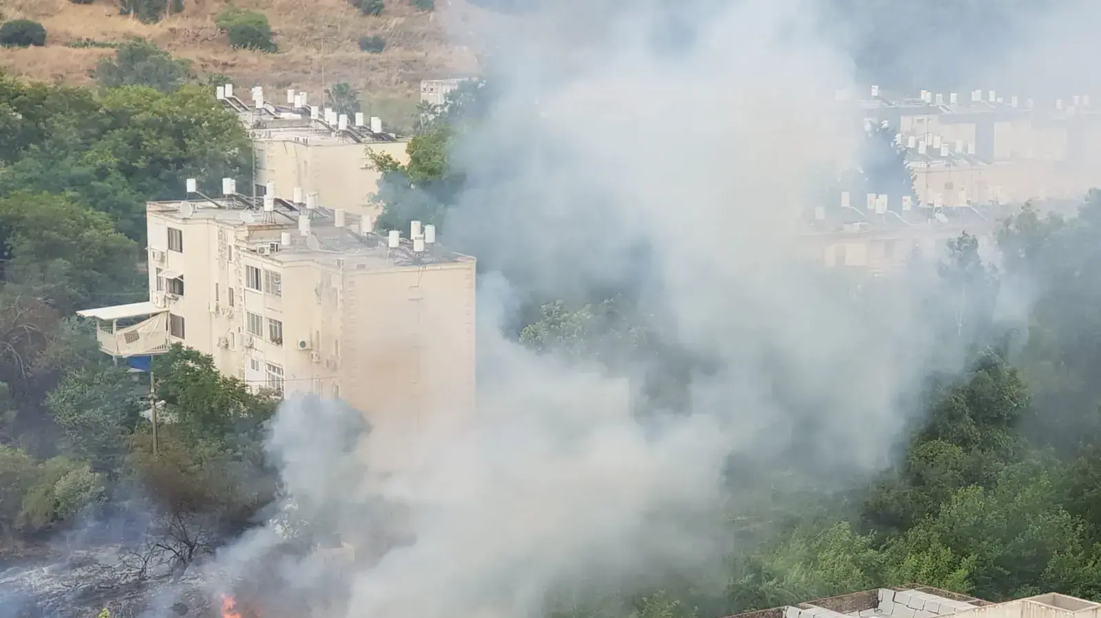 שריפה בקריית שמונה 31 במאי 2019 שריפה בקריית שמונה 31 במאי 2019